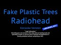 Fake Plastic Trees - Radiohead (Karaoke Songs With Lyrics - Original Key)