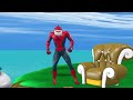 5 Baby Spiderman shark and his amazing friend become Superheroes fight 5 times challenge vs Joker
