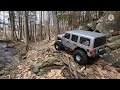 Axial scx6 waterfall crawling adventure