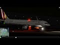 AEROFLY FS4 Flight Simulator - TOLISS Airbus A321 Landing in Copenhagen Airport at Night At 10PM