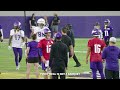 Brian Flores Mic'd Up During Vikings Training Camp Night Practice