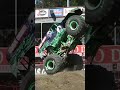 Why Use 4 Tires to Walk Over Obstacles When You Can Just Use 2? #monsterjam #gravedigger  #shorts