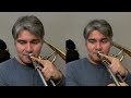 Practicing BORDOGNI (Rochut) 20 DUET - E major