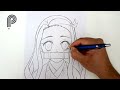 How to draw Nezuko from kimetsu no yaiba [easiest way for beginners!]