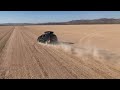 Speeding on a Mojave Dry Lake