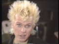 Billy Idol Interview MTV 1987