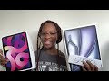 NEW iPad Air 2024 M2 UNBOXING + Set Up | Magic keyboard + Apple Pencil Pro📱🩷