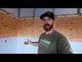 Sheathing The New Shop With Plywood AND Drywall!  | Walker's Woodworks New Shop Build Out Pt. 3