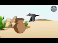 Thirsty Crow Story in English | Moral stories for Kids | Bedtime Stories for Children