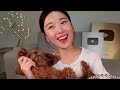 ASMR 직접만든 오징어쭈꾸미볶음에 우동사리 가득 넣어서 방아전 계란후라이 리얼먹방 :) Stir-fried squid and seafood MUKBANG