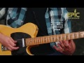 Learn how to play David Bowie Fame guitar song lesson with chords rhythms riffs strums techniques