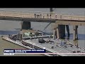 Pelican Island Bridge in Texas hit by barge