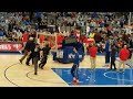 Entire NBA Goal Replaced during game!  Took 45 minutes!  Mavs vs. 76ers on 2/4/22