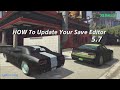 How to Update XB36Hazard GTAV Save Editor 5.7