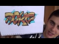 Tutorial - How to make Graffiti sketches - Step by step !