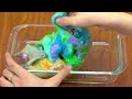 🌈 RAINBOW Slime 🌈 I Mixing random into Glossy Slime I Relax with videos 🌠