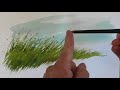 5 techniques for painting grasses in watercolour