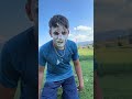 Getting pied by my little cousin!
