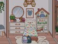 My new family Toca house tour🤍🌷🥥