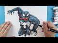 How to Draw VENOM!!!