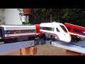 Lego high speed train crash compilation on a High Line