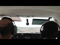 Landing a Cessna 182 at Maun airport, Botswana