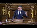 Santiago Abascal (VOX) abochorna a Pedro Sánchez (PSOE): Su solución es la cartilla de racionamiento