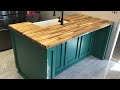 how to finish a butcher block counter top