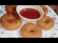 Crispy Potato Chicken Donut's 🤤❤️ Recipe By Shazi Kitchen 👩🏻‍🍳