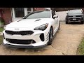 Installing kia stinger side skirts and rear lips “My Christmas Gifts”