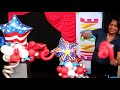 4th of July Balloon Art Centerpiece - FOR REVIEW