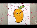 Drawing a Mango in Minutes | Easy Tutorial for Beginners | Eshan drawing