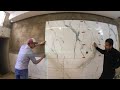 Installation of large porcelain tiles —How to install porcelain tiles on kitchen wall