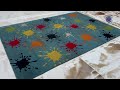 Under all this Filth lies a Beautiful rug i’ve never seen before | asmr rug cleaning
