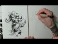 Learning From David Finch - Live Sketchbook Drawing Practice! Draw Along!