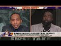 'HELL NO, OF COURSE NOT' 📣 Stephen A. isn't buying Mat Ishbia's comments on KD's future | First Take