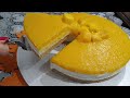 Mango Frischkäse Torte ohne backen / Kühlschranktorte / آموزش کیک انبه