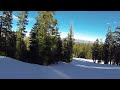 Mammoth on New Years day final run - Swell to Bluejay