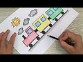 رسم للاطفال/رسم قطار/كيفية رسم قطار خطوة بخطوة /رسم سهل/تعليم الرسم للاطفال