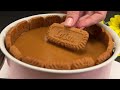 The Best No-Bake Lotus Biscoff Cheesecake Recipe! Without oven, without condensed milk, without flou