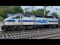 Amtrak Northeast Corridor & MARC Penn Line PM Rush Hour Trains @ Halethorpe (9/17/20)