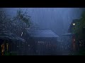 Asmr Rain Sound to Sleep 😪 Night of Heavy Rain on the Roof, Good Night