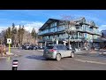 CANMORE Downtown Walking Tour in February 4K🇨🇦 CANADA Travel