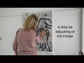 Abstract Acrylic Painting #35: Step by Step EXPLAINING