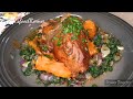 HOW TO MAKE PERFECT BRAISED VEAL SHANK RECIPE/KALBSHAXE #vealshank#vealknuckle#sweetpotato