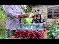 Cornelian compote and Shah Plov-Azerbaijanian Royal Plov