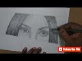 How to draw a beautiful girl |  how to do pencil sketch | beautiful eye drawing  by pencil | pencil