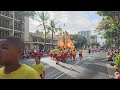 [4K] Pan Pacific Festival Parade 6/9/24 on Kalakaua ave in Waikiki, Honolulu, Oahu, Hawaii