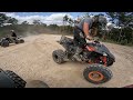 Riding my 2020 YFZ 450R at Carolina Adventure World! Fun Fast Trails!