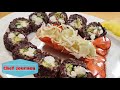 Lobster maki |sushi roll by chef Life | share subscribe for more #food #japanese #Foodlover #annie